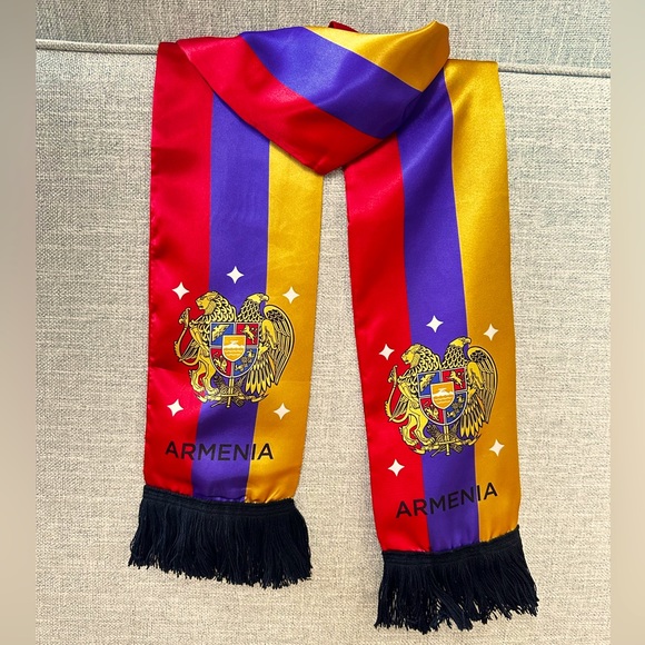 Armenian Soccer Scarf - New WRAPPED with Tags / Armenia Football Stole - Picture 17 of 17